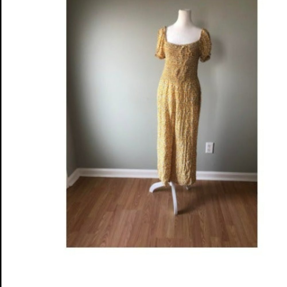 Faithfull The Brand Laszlo Womens Jumpsuit Sz 8